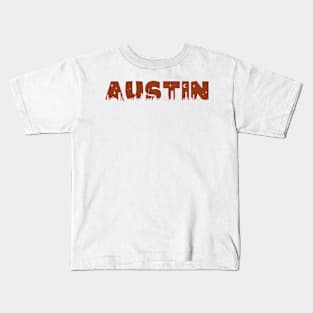 Austin Cityscape Kids T-Shirt